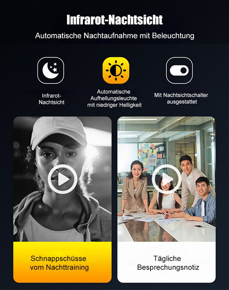 C8 Sichtbare HD Anti-Shake Action-Kamera