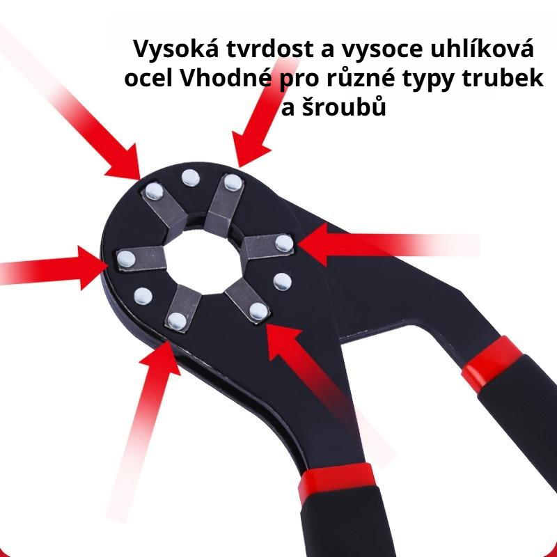 1 ks 6"/8" vnější šestihranný klíč, momentový nastavitelný klíč.