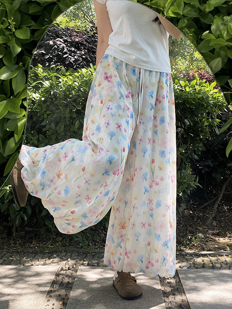 カラーのつぼみスカート