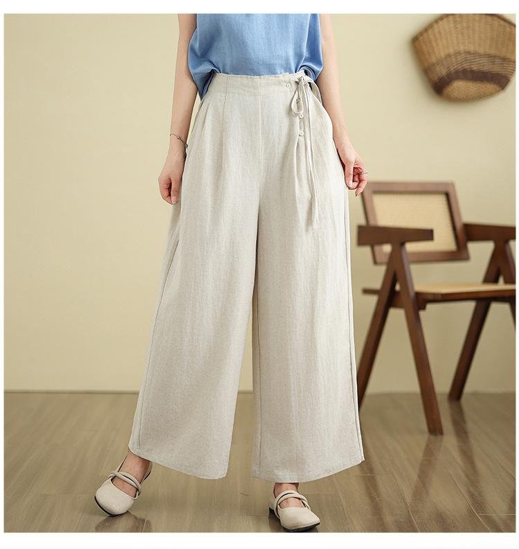 女性向けカジュアルワイドパンツ商品写真