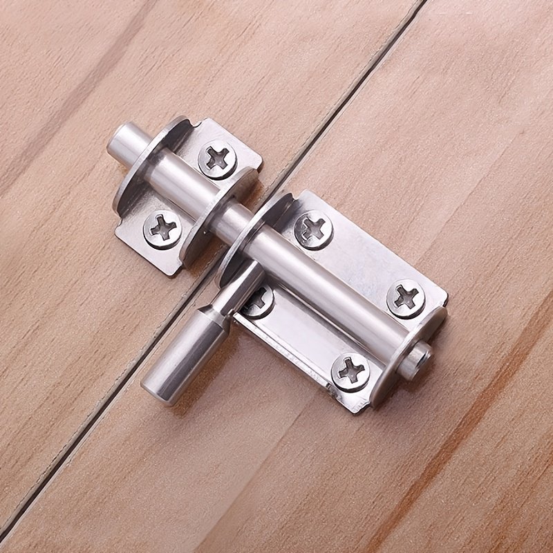 1pc 304 Stainless Steel Slide Door Barrel Bolt Latch Lock Sliding Safety Security Anti-Theft Cabinet