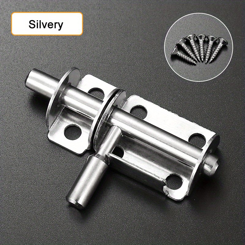 1pc 304 Stainless Steel Slide Door Barrel Bolt Latch Lock Sliding Safety Security Anti-Theft Cabinet