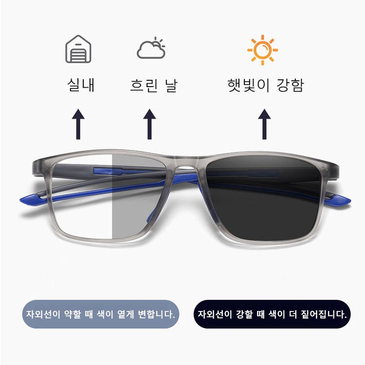 Eterlens-투명하고 간결한 스타일의 블루라이트 차단 노안 안경