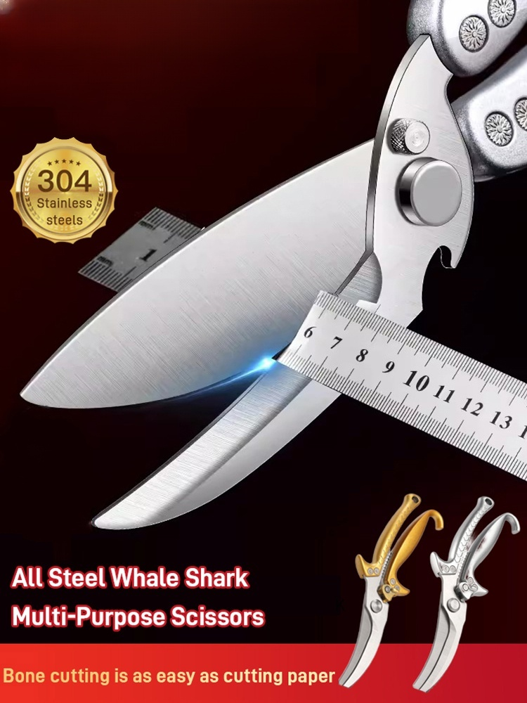 All-steel Whale Shark Multi-function Scissors