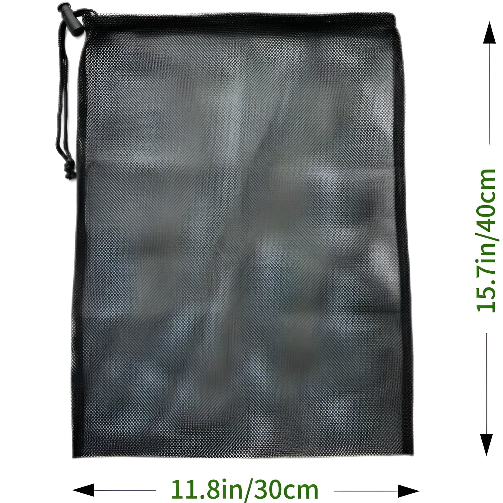 フィルターメッシュバッグの水流通過テスト写真