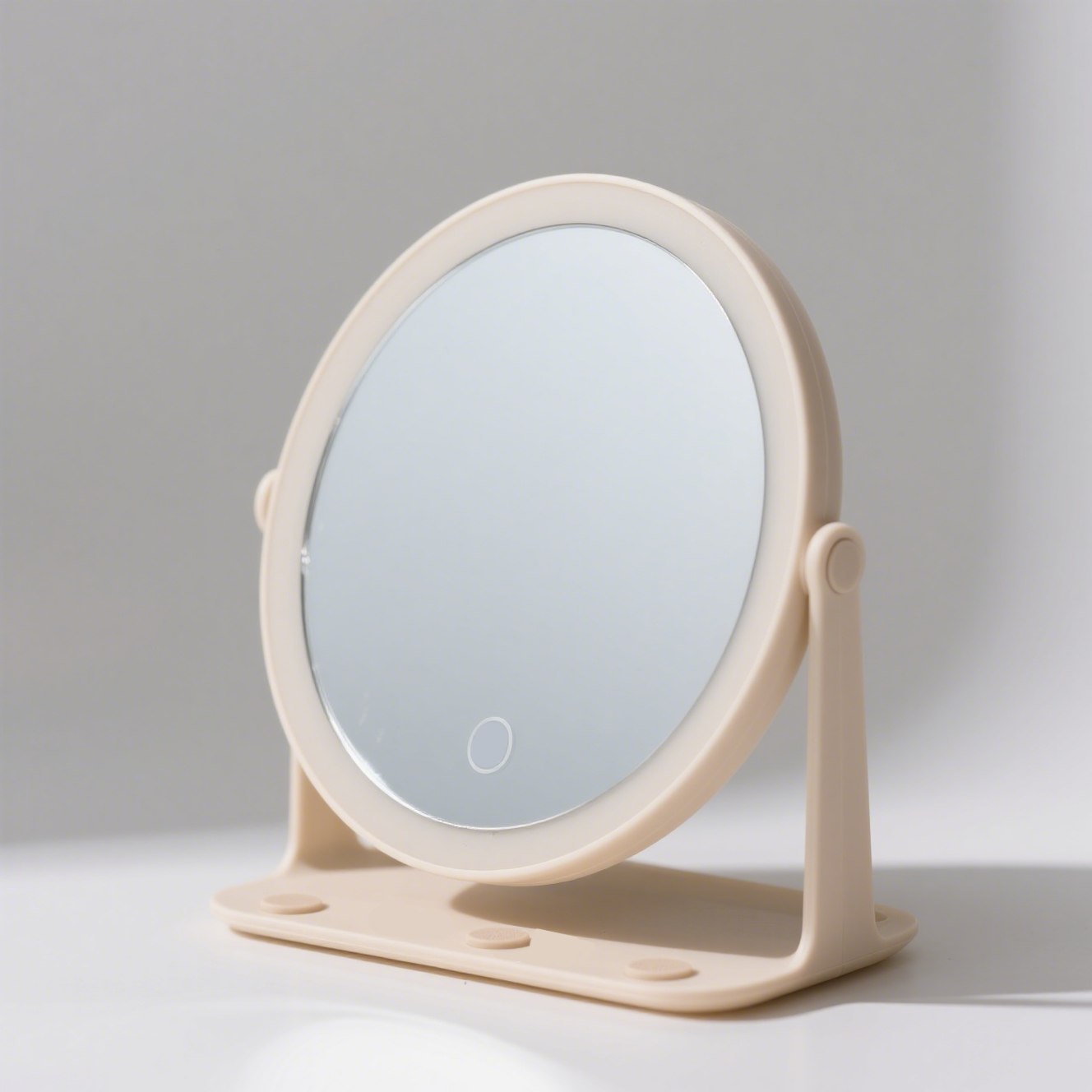 Glass HD fill light magnifying makeup mirror