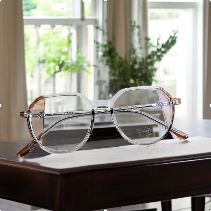 แว่นตากันแสงสีฟ้าสำหรับถ่ายภาพแนวสตรีทสไตล์เกาหลี