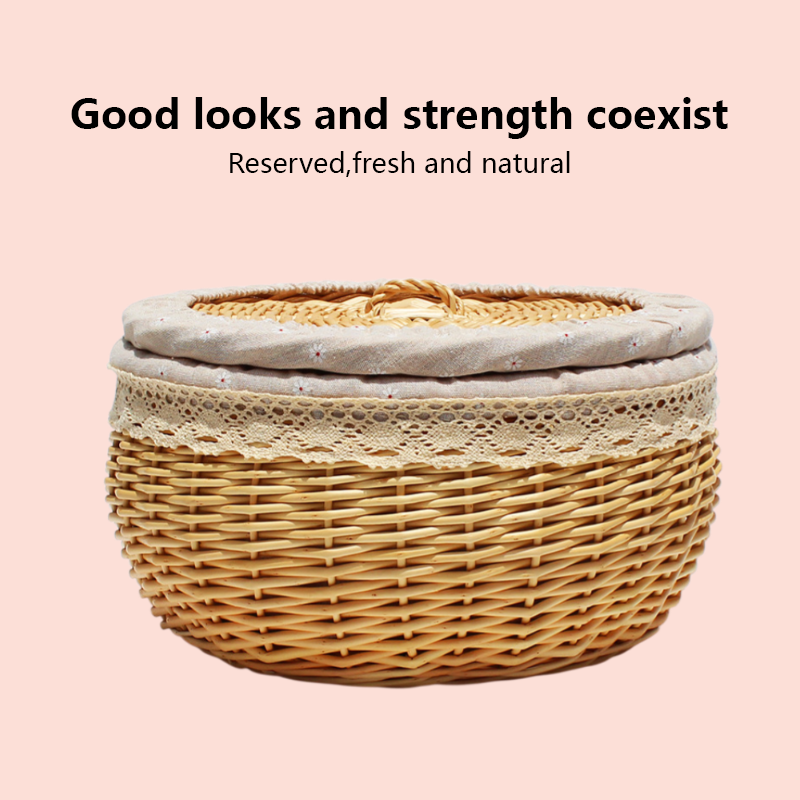 Wicker Bread Storage Basket