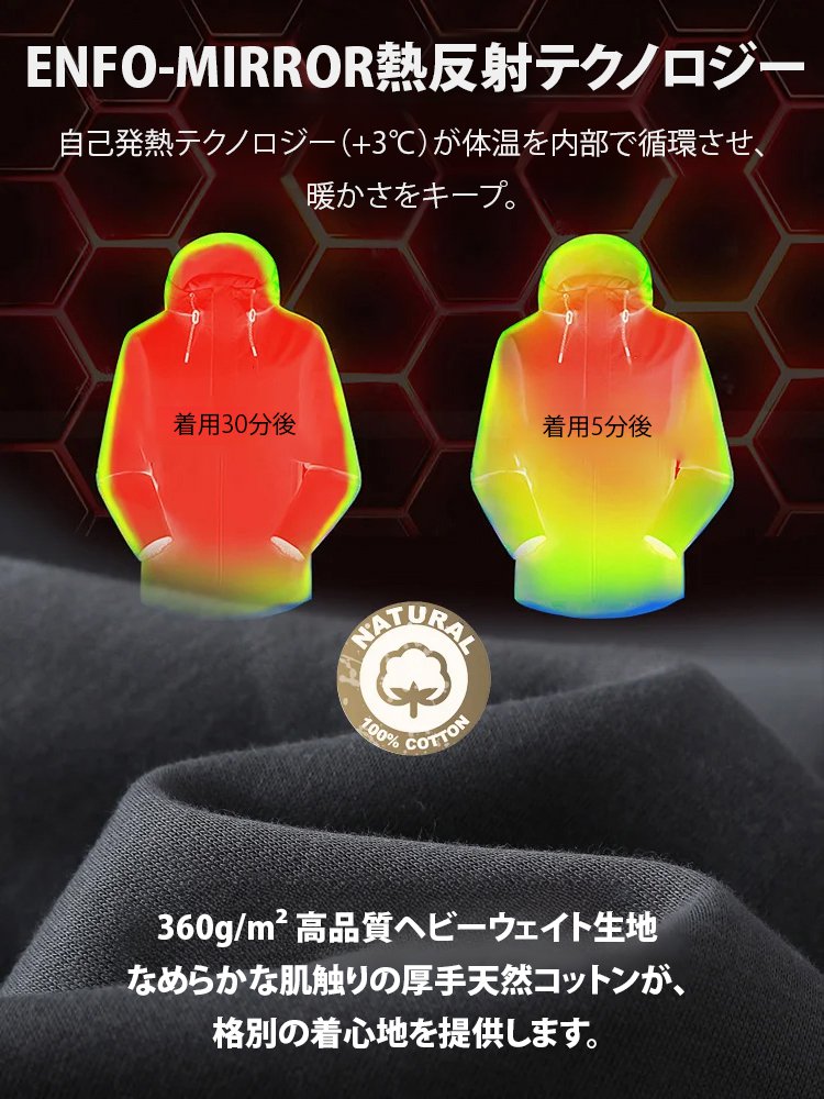 【数量限定発売】ジップアップスウェットジャケットフード付き