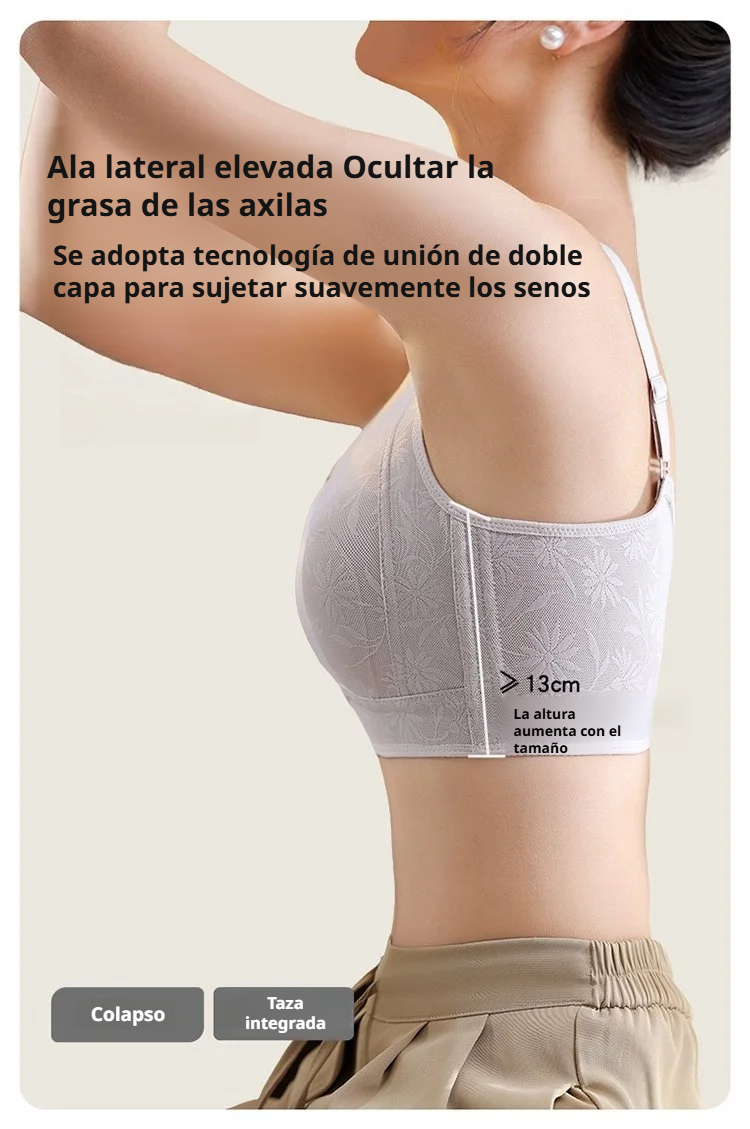 Sujetador para busto grande con tirantes anchos y cómodos