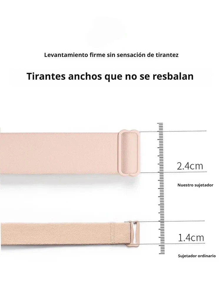 Sujetador reductor de copa sin costuras y modelador para busto grande