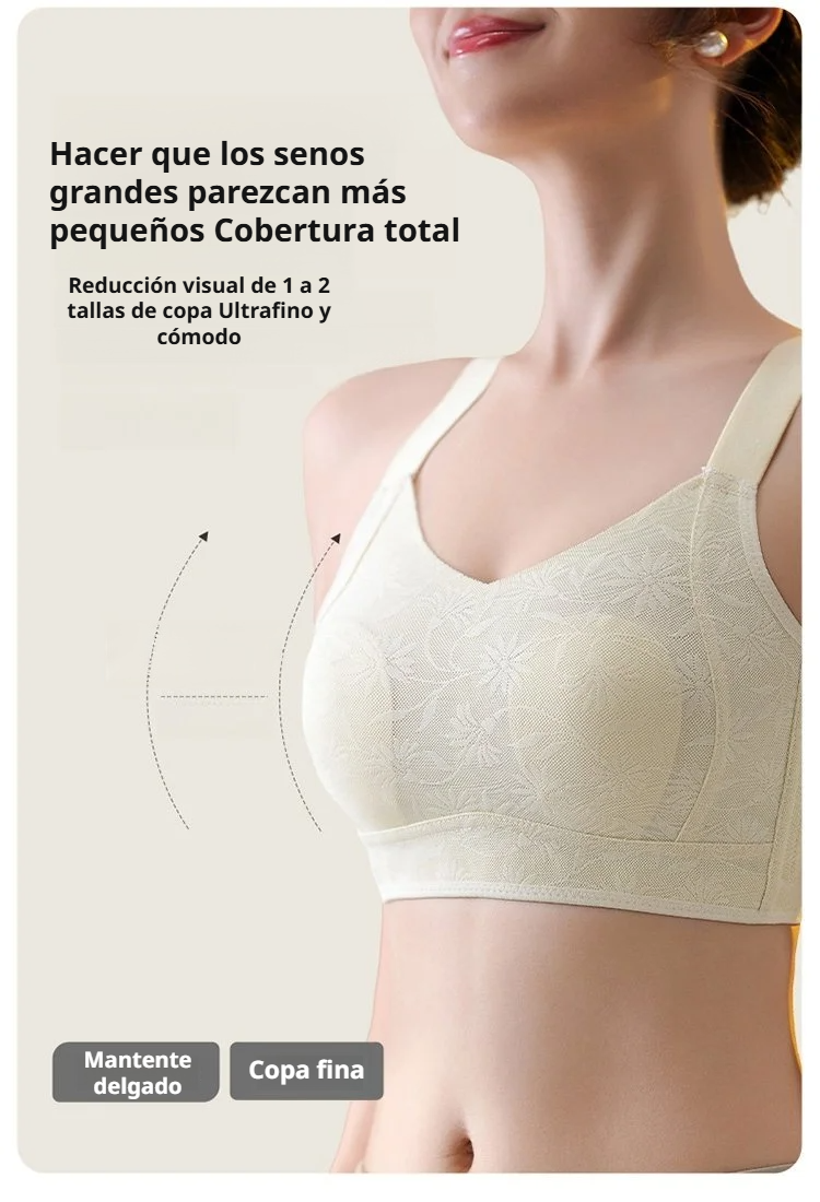 Detalle de copa sin costuras del sujetador modelador