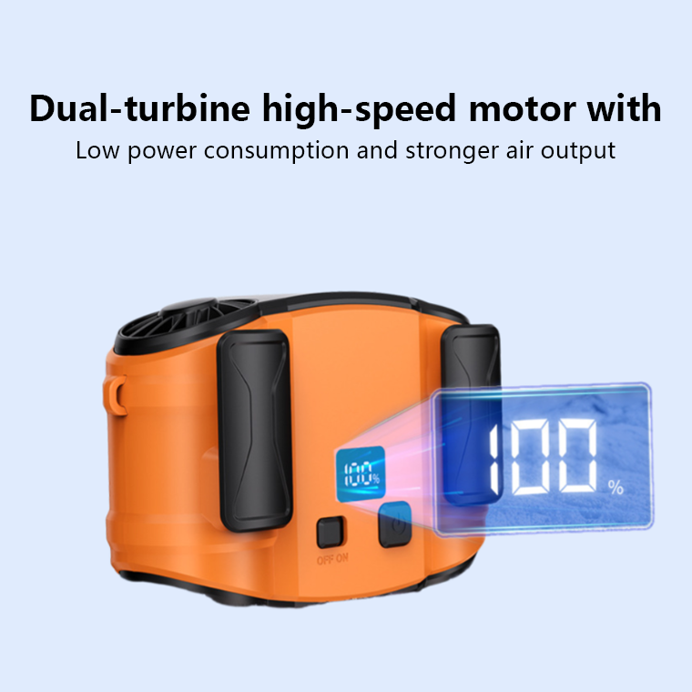 Portable waist fan