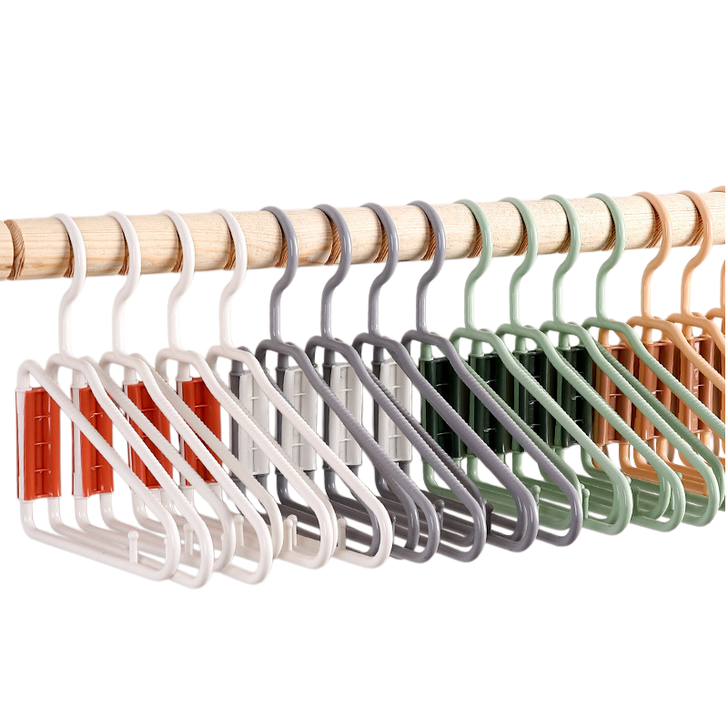 플라스틱 세트 접이식 행거 수납 행거 바지걸이 접이식 행거
