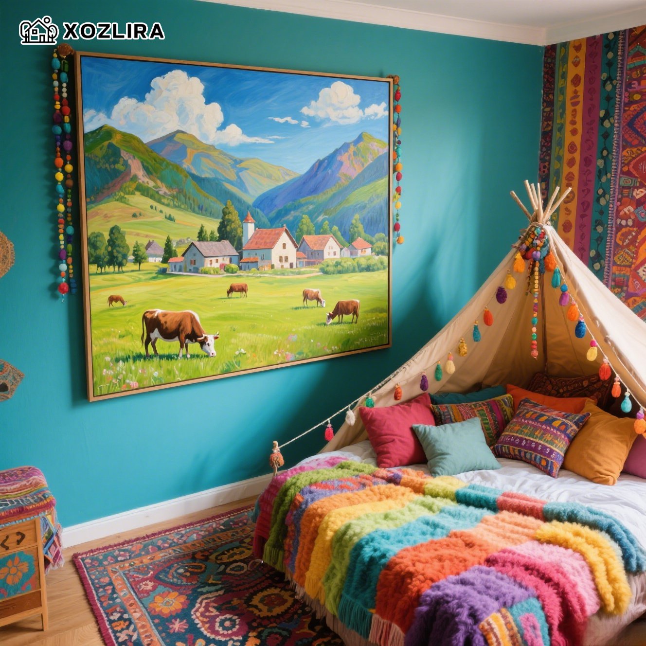 고급스러운 인테리어를 완성하는 장식화