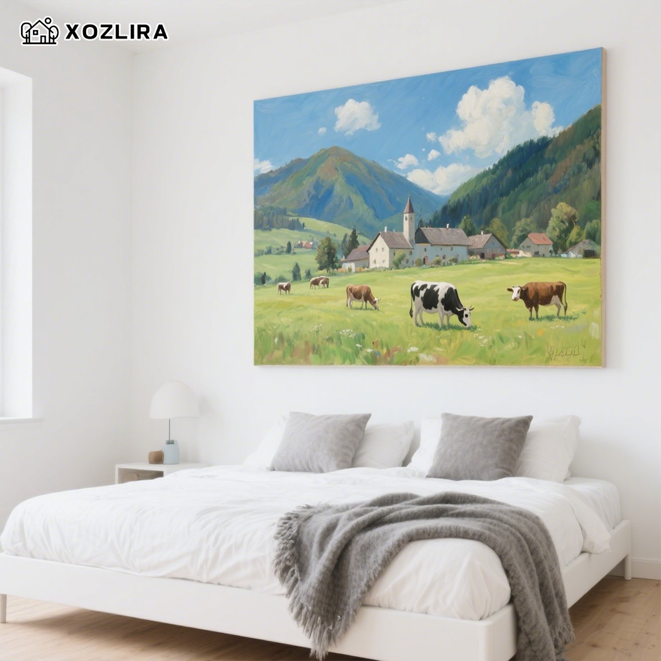 가볍고 세련된 디자인의 벽걸이 장식화