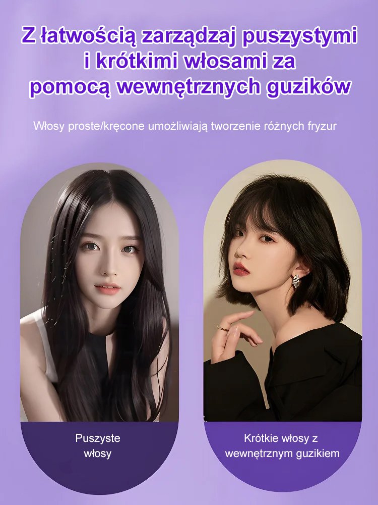 Przenośna bezprzewodowa szczotka jonizująca do prostowania włosów