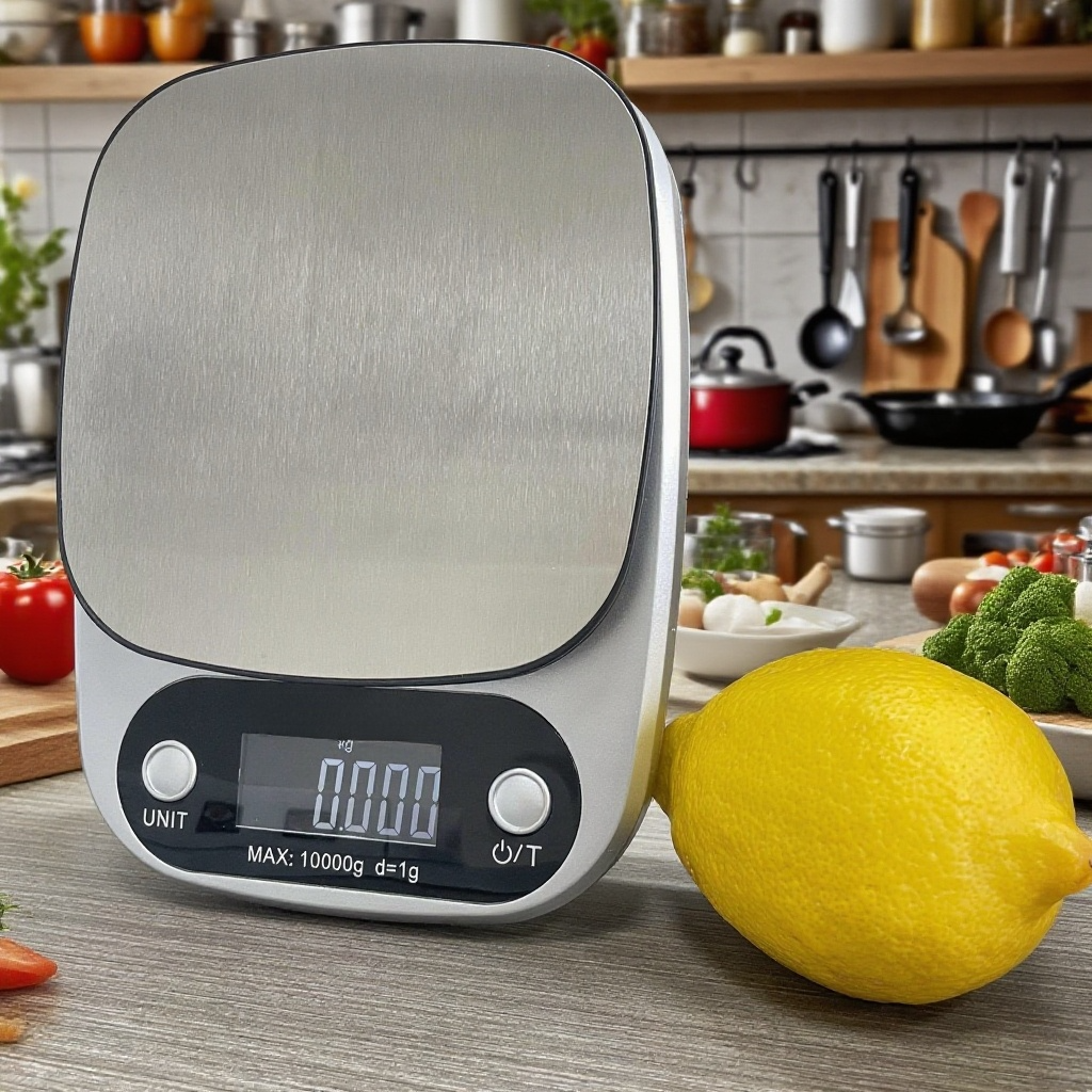 Přesné vážení ingrediencí pomocí chytré váhy