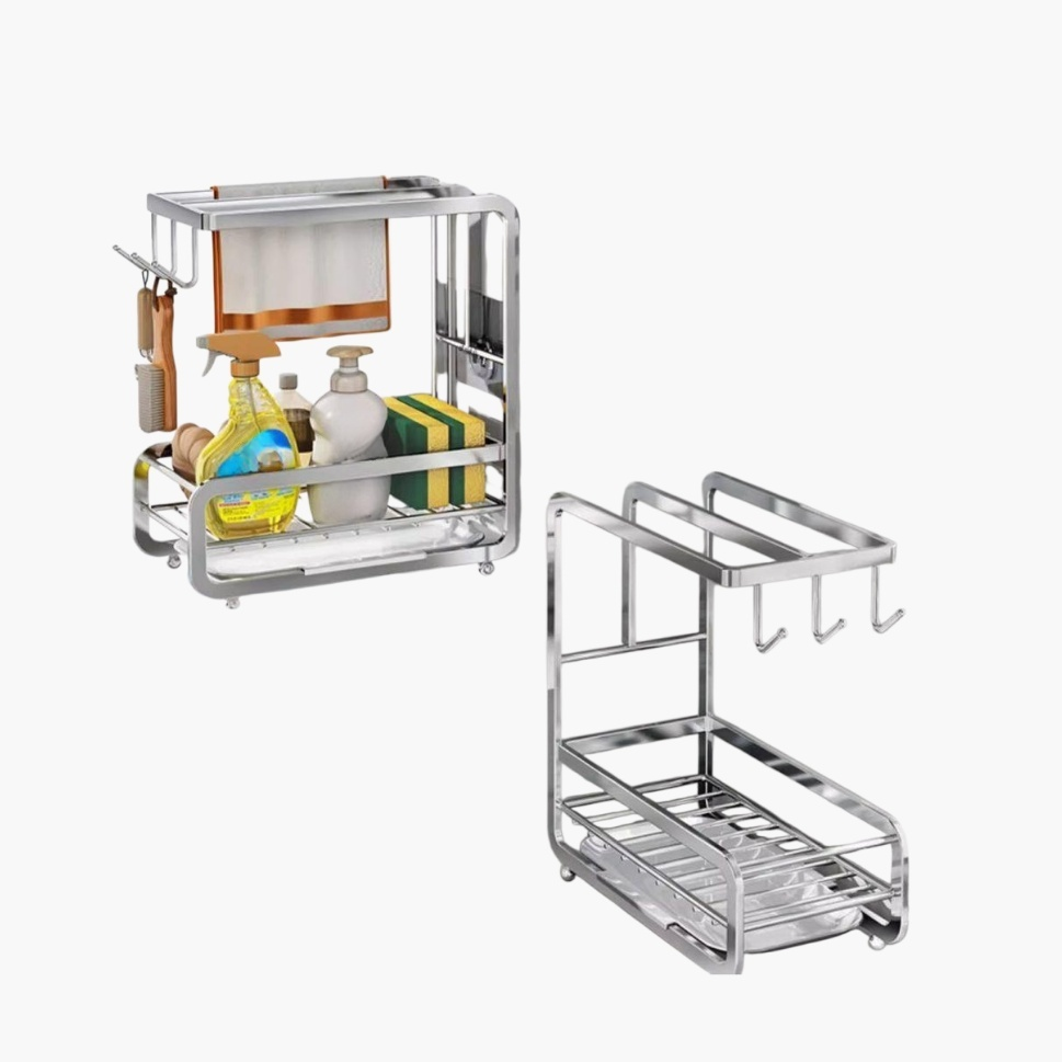 보관 및 이중 용도 배수 랙