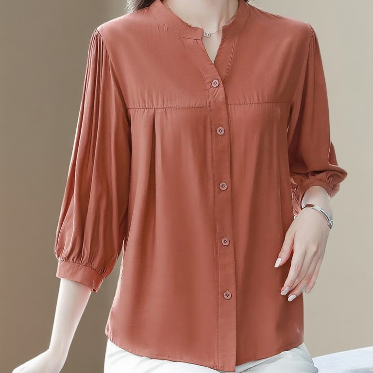 배 가리개 기능의 편안한 엄마 셔츠