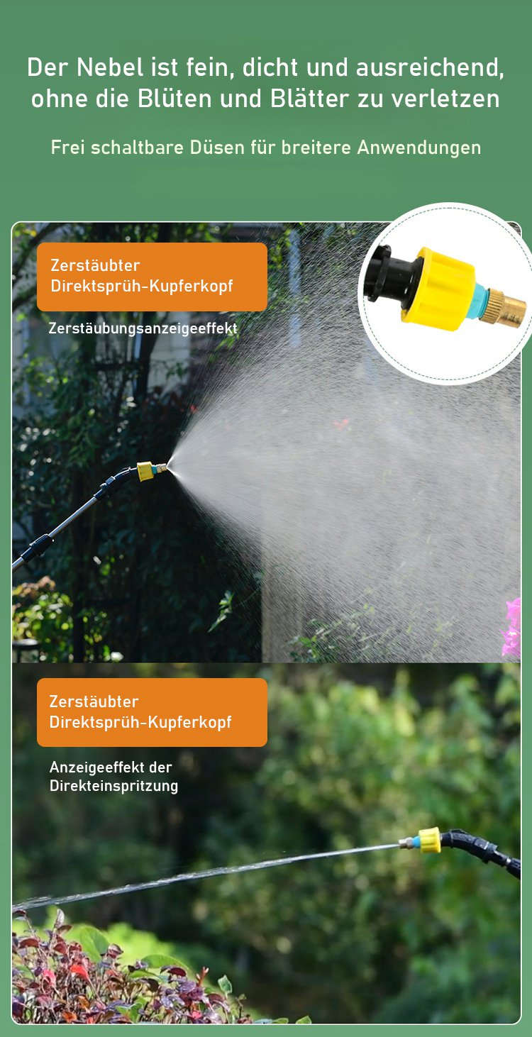 Multifunktionales Sprühgerät mit einstellbaren Sprühmodi