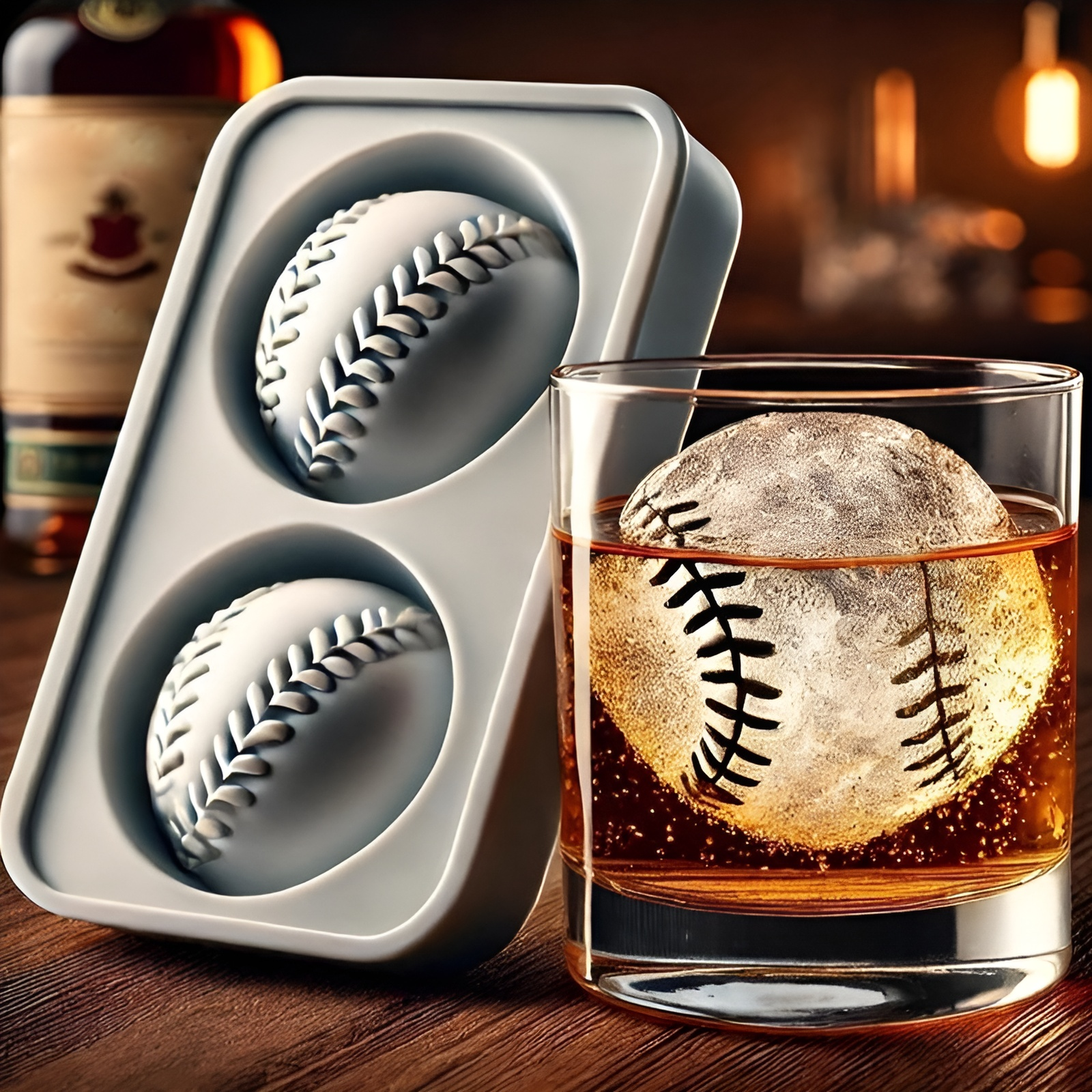 クリエイティブなホームキッチン野球型アイスモールドボール型アイスキューブツール
