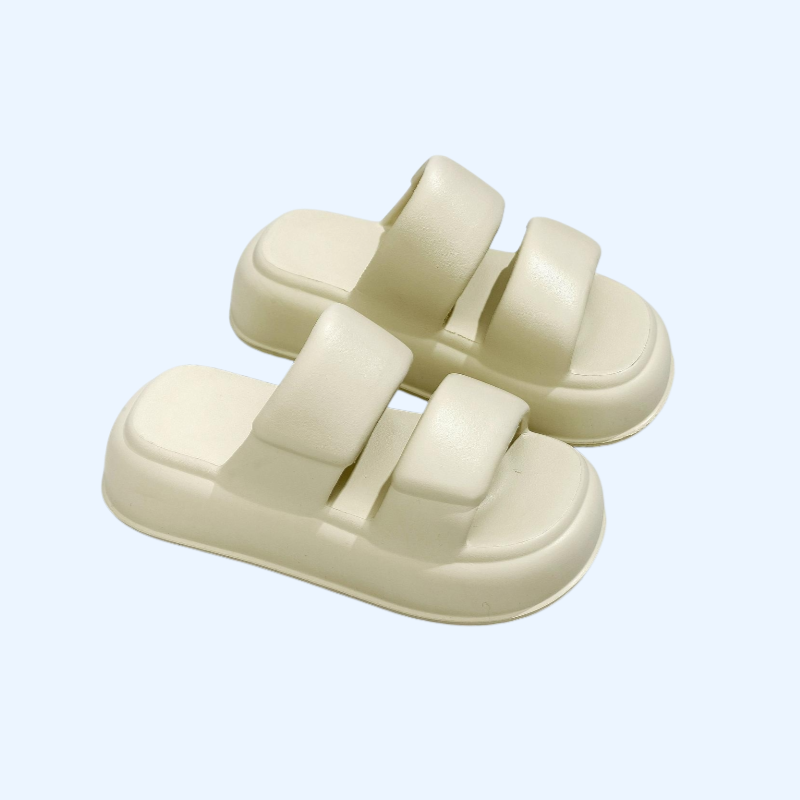 女士厚底柔軟增高拖鞋