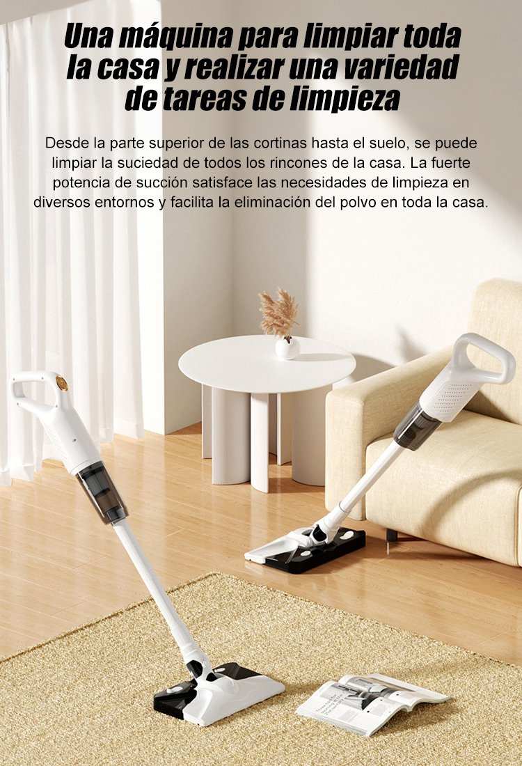  Aspiradora y trapeador de eliminación de ácaros de succión grande