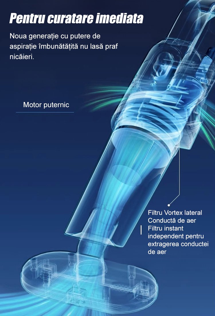 Mașină mare de aspirare și de curățat pentru îndepărtarea acarienilor