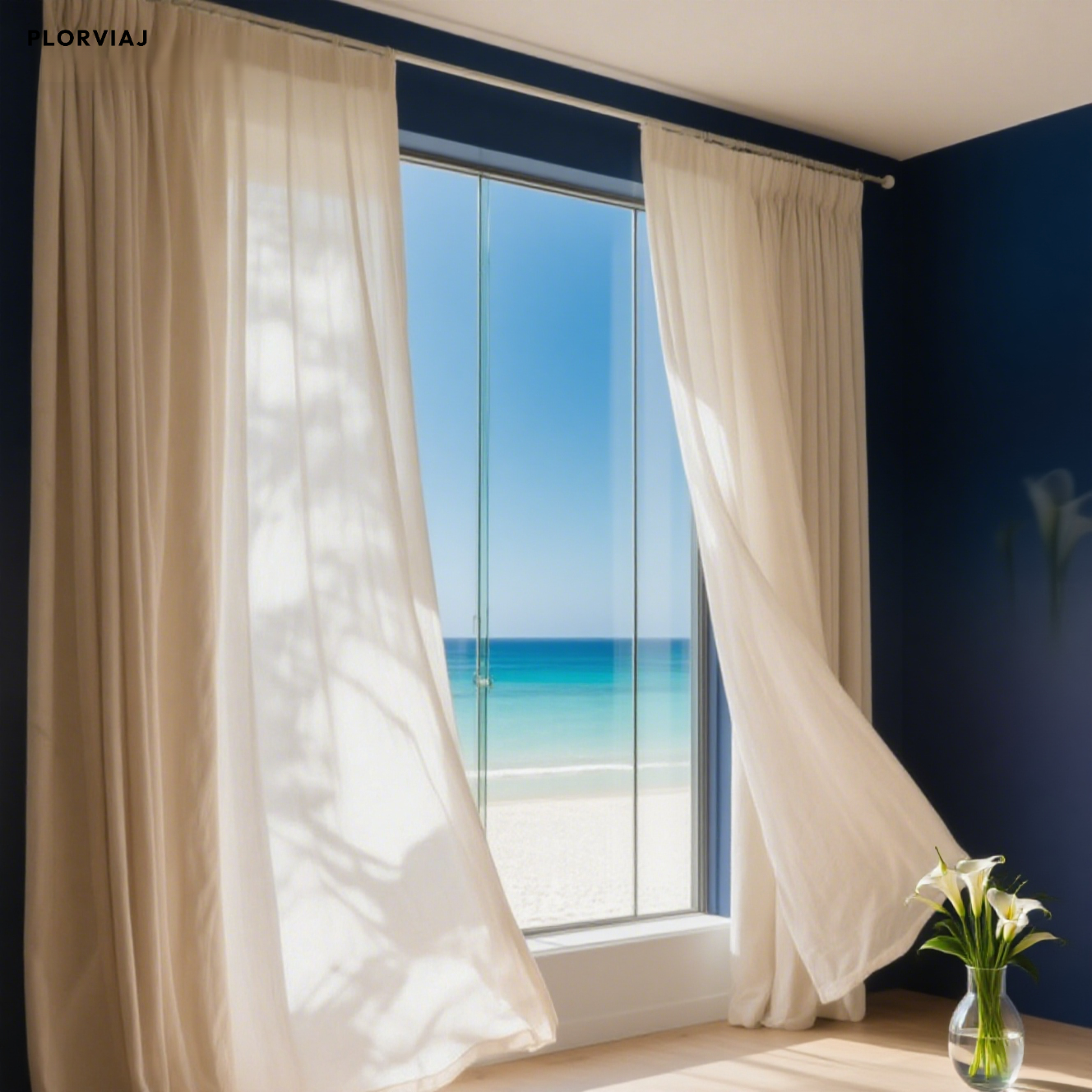 가볍고 고급스러운 고급 커튼