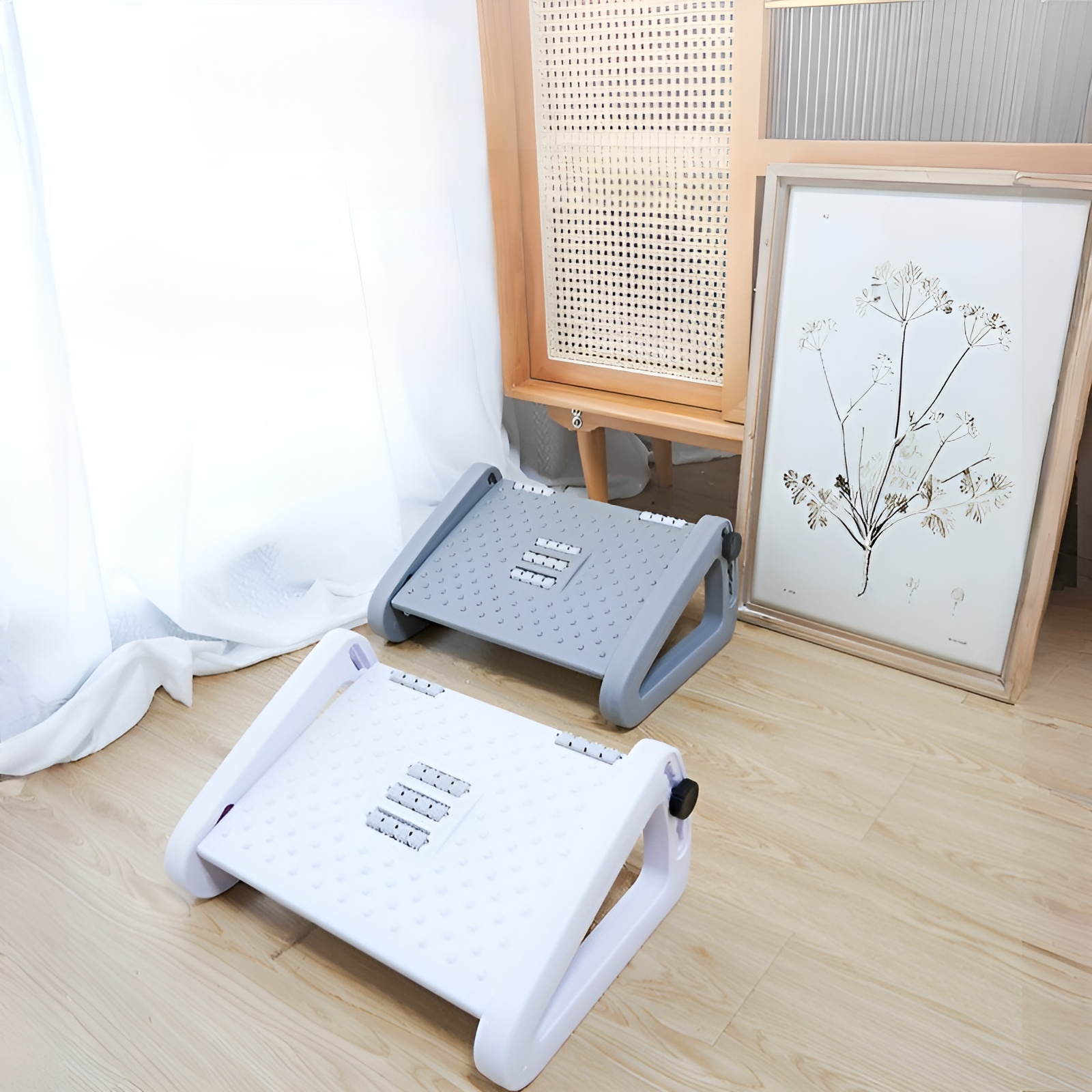 책상 아래 발판