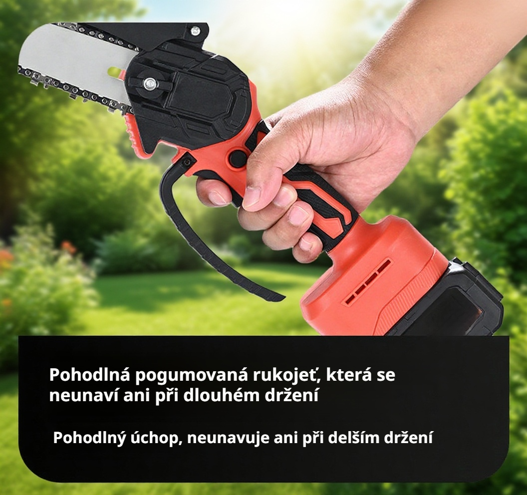 Ruční elektrická pila s ergonomickou rukojetí