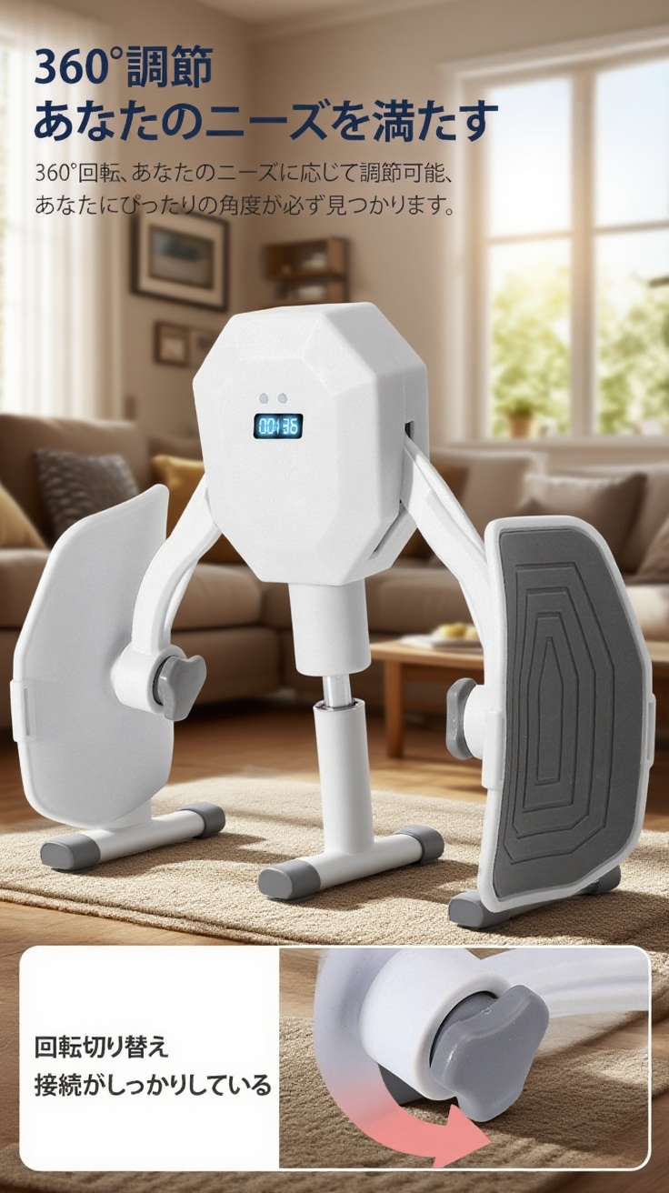 骨盤底筋トレーナー使用方法イメージ