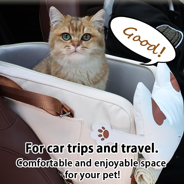 Giipet-Pet Carrier Bag, Eligible Invoice Issuable, Lockable Double Zipper, Curtain Included, Cats, T