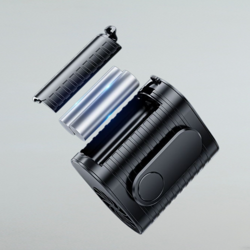 アウトドア携帯冷風腰掛けファン