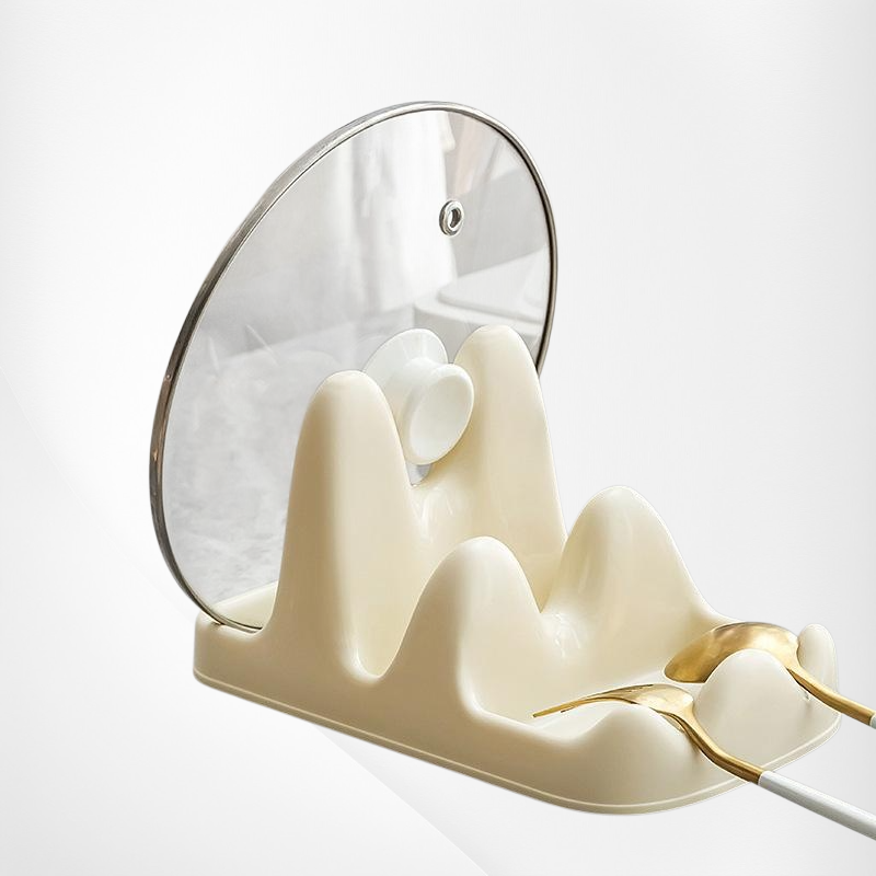 多機能鍋蓋ラック・ヘララック・プラスチックまな板多目的ラック・キッチンカウンター収納ラック