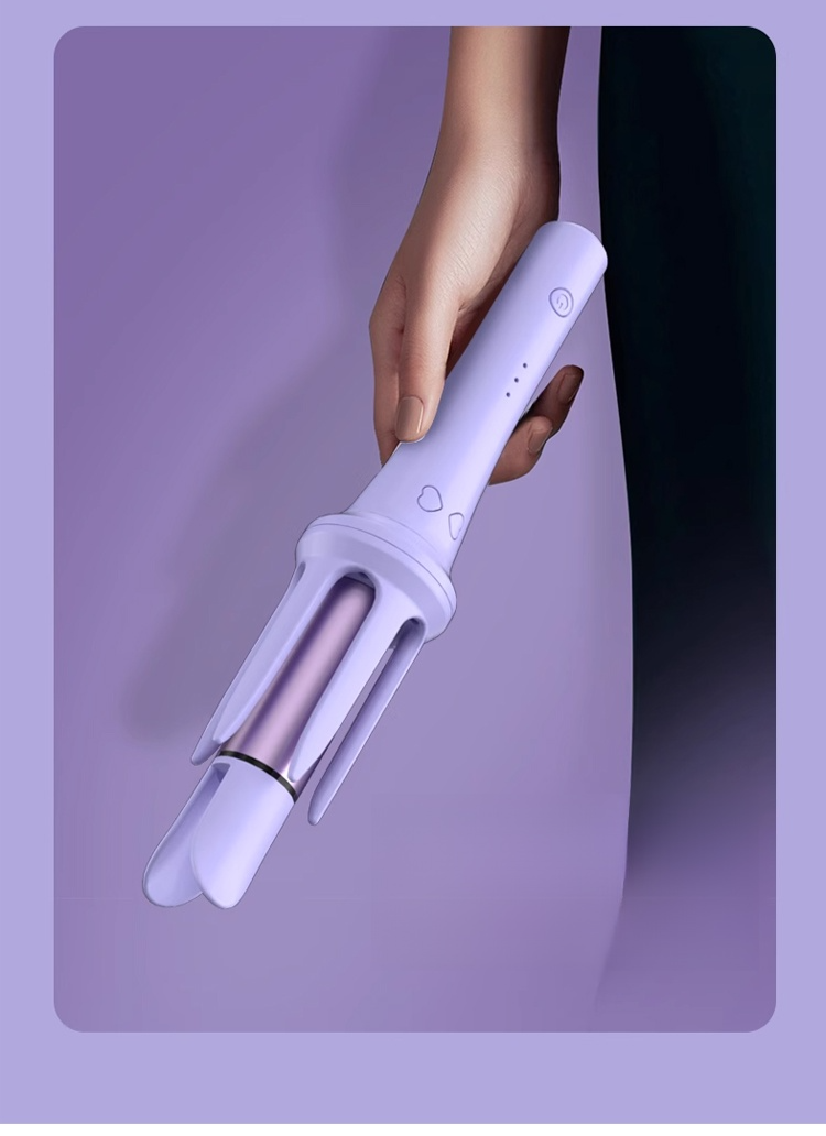 Sicherer und moderner Ionen-Lockenstab für Zuhause