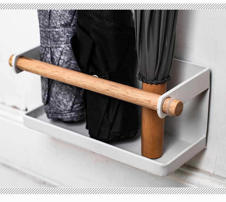 省スペースなクリエイティブ傘収納ラック