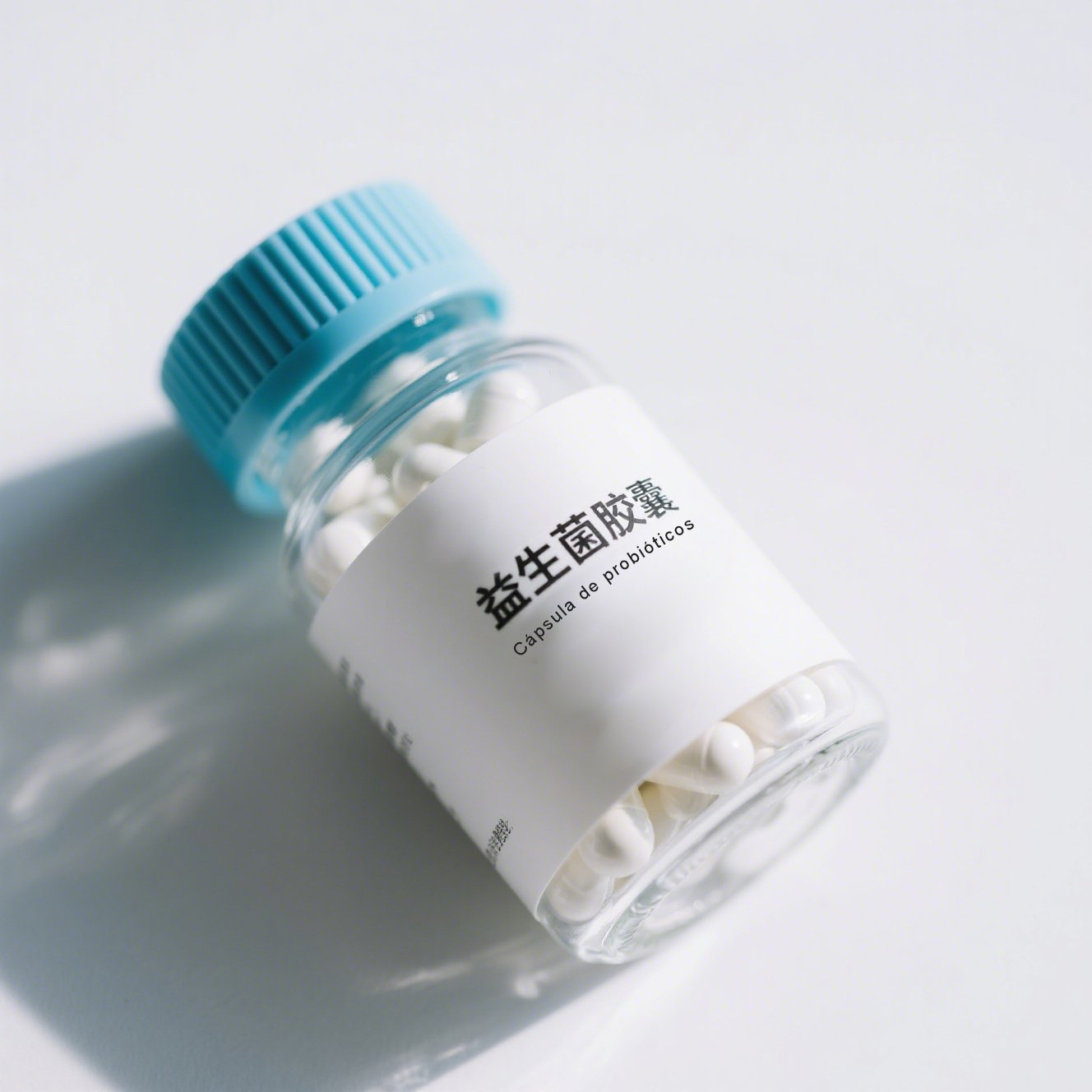 Paquete de 2 botellas de probióticos en cápsulas