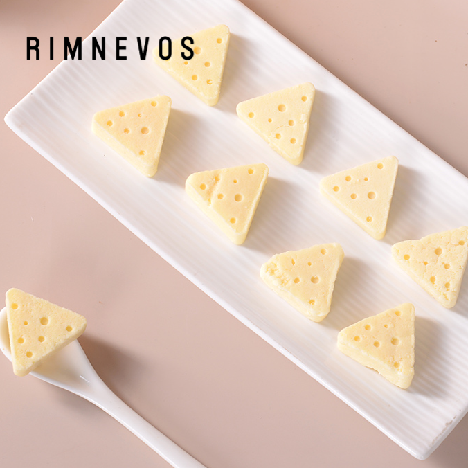 濃厚なミルクチーズのクローズアップ