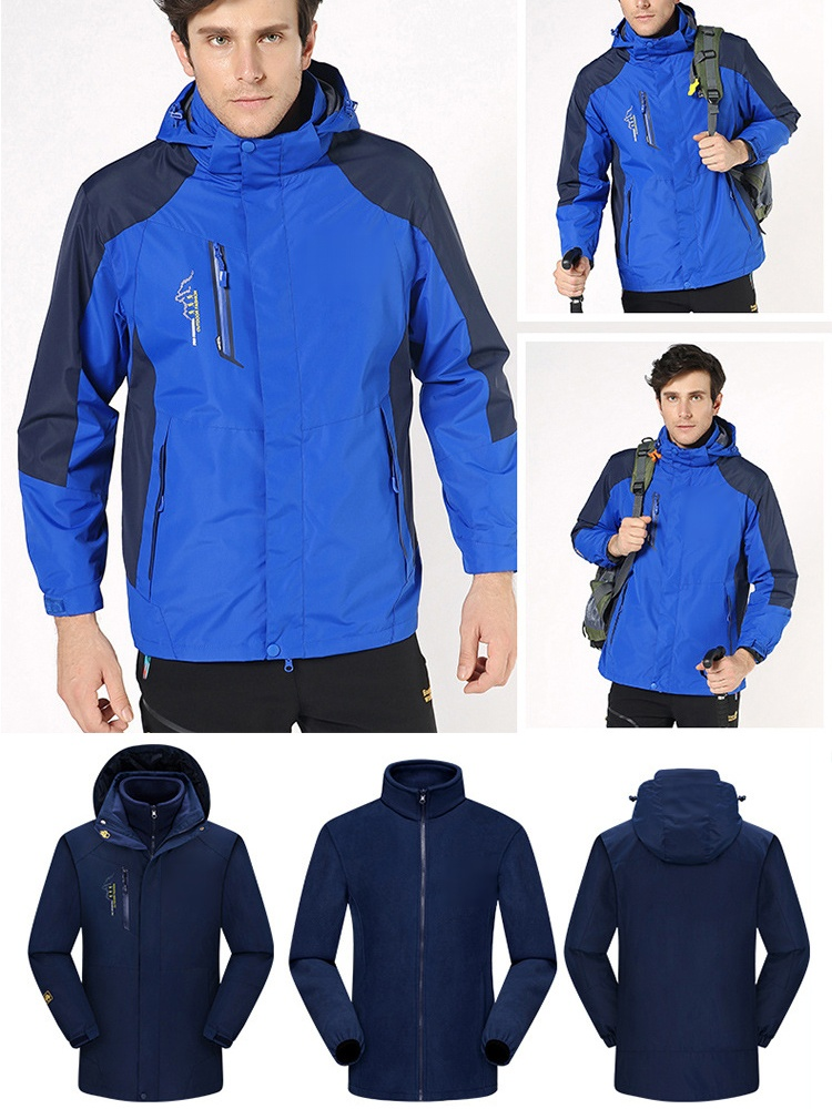 Jack Wolfskin 3-in-1 Zweiteilige Wasserdichte Punching Jacke