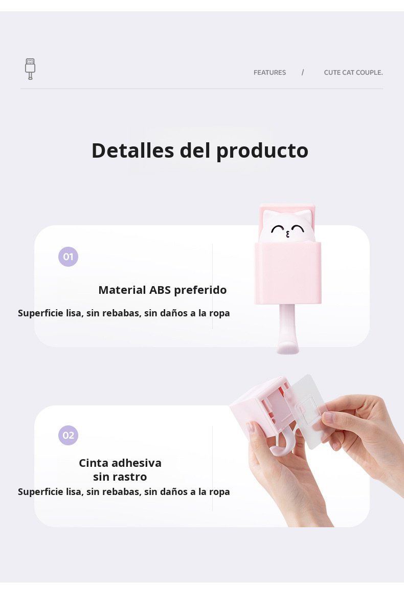 Gancho decorativo y funcional para cualquier habitación