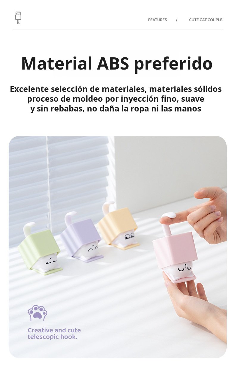 Gancho de pared resistente sin taladro para el hogar