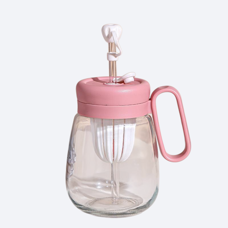 Tea separation and brewing glass cup