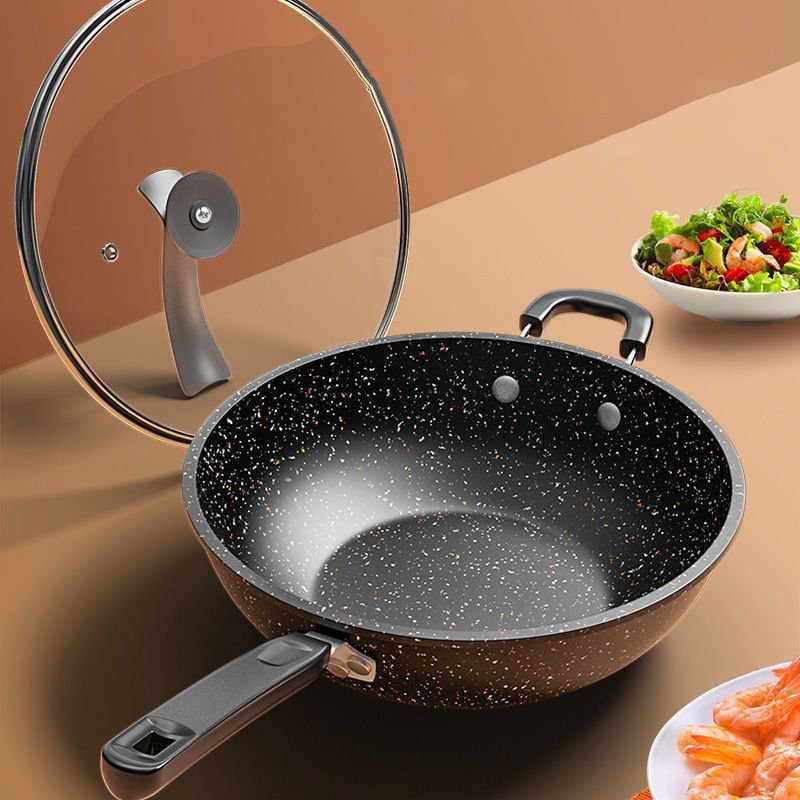 マイカ石コーティングのノンスティック鍋