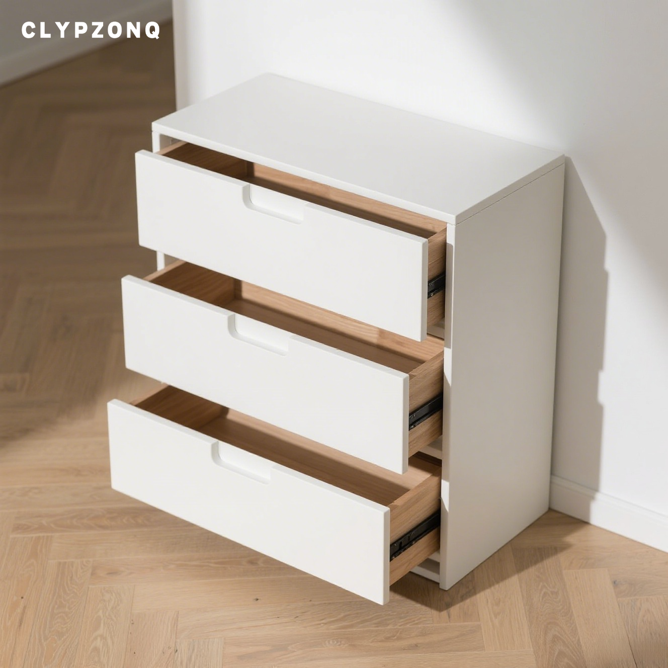 収納力抜群のキャビネット内部