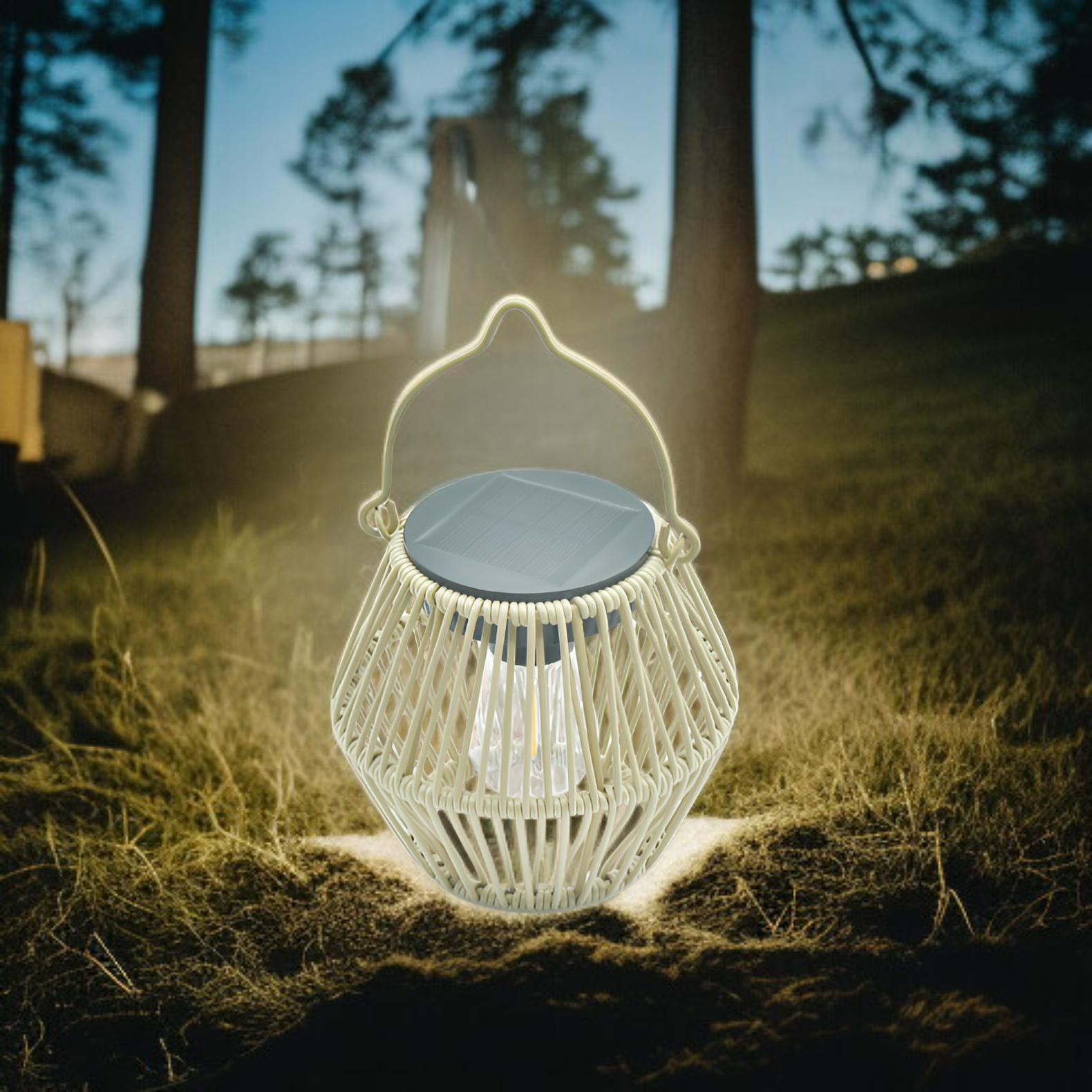 屋外吊り下げ防水ライト 手持ち灯籠 ガーデンデコレーション