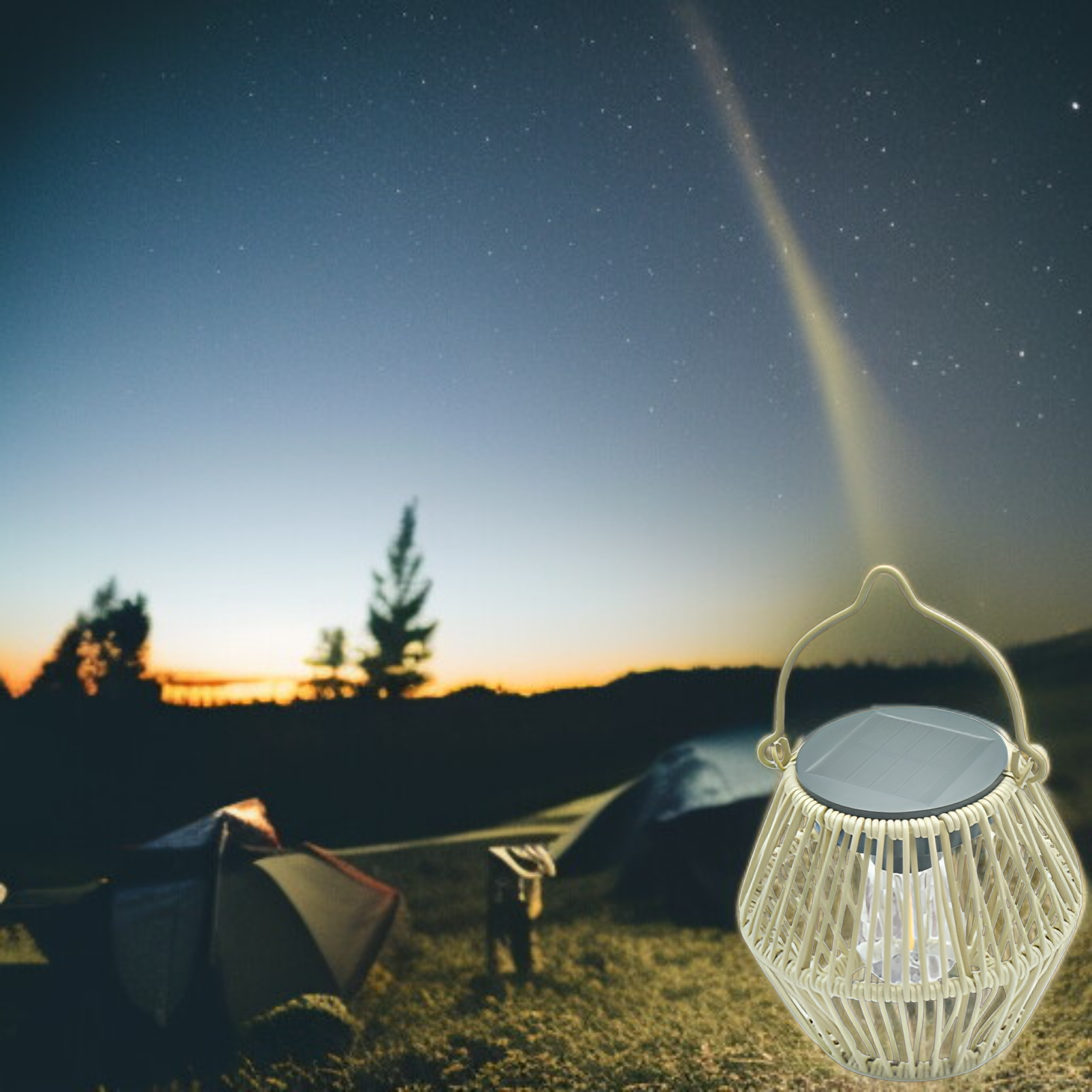 屋外吊り下げ防水ライト 手持ち灯籠 ガーデンデコレーション