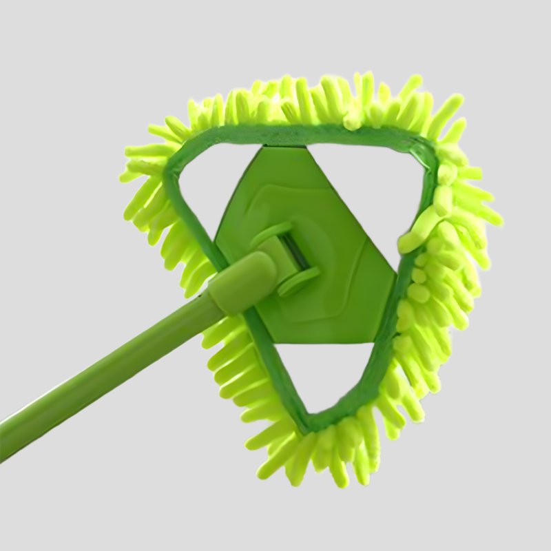 Triangular lazy mop