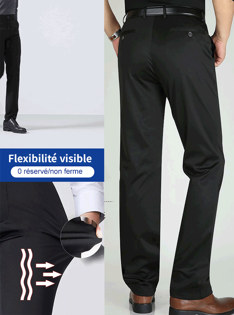 Pantalon décontracté Ice Silk stretch pour homme